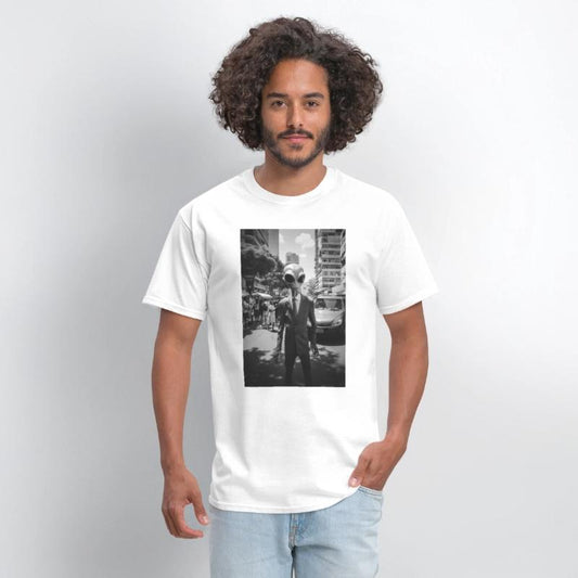 Mysterious Alien in a Suit: Photo Rio de Janeiro