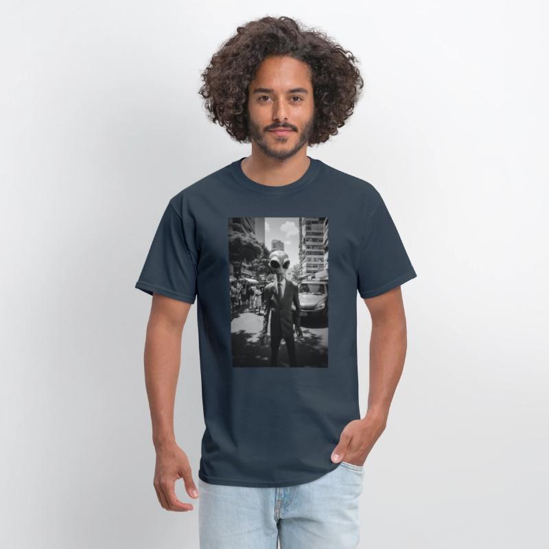 Mysterious Alien in a Suit: Photo Rio de Janeiro