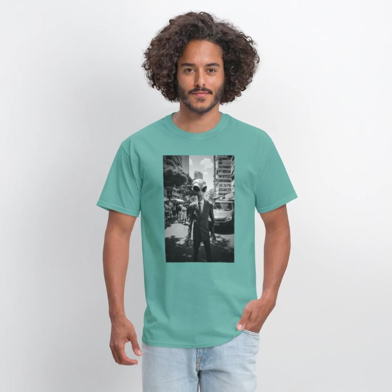 Mysterious Alien in a Suit: Photo Rio de Janeiro