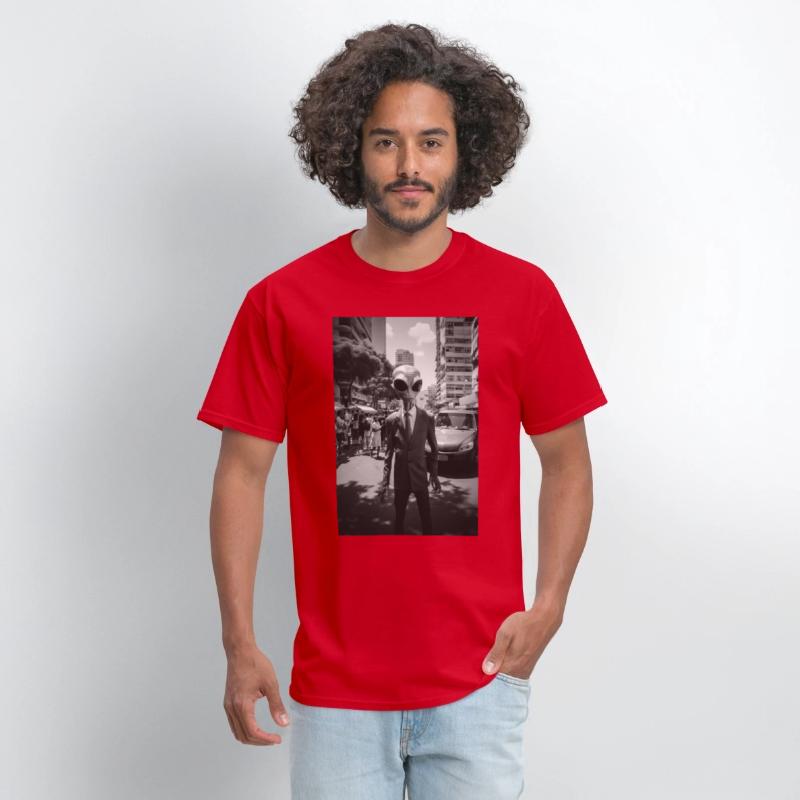 Mysterious Alien in a Suit: Photo Rio de Janeiro