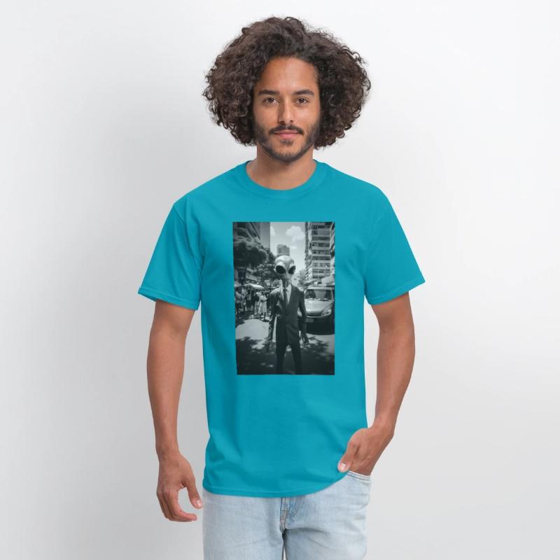 Mysterious Alien in a Suit: Photo Rio de Janeiro