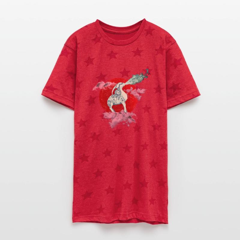 Mythical Chimera Kirin Standing on a Seal Larger