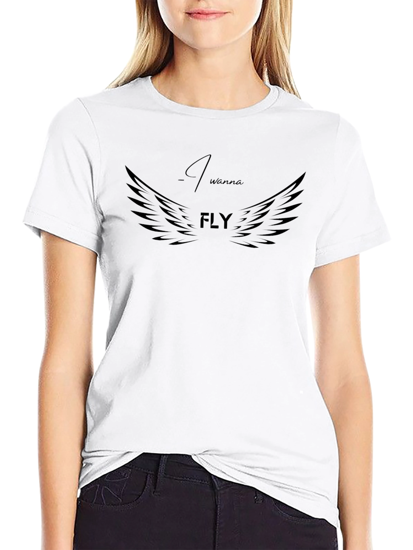 I Wanna Fly Graphic Tee - Trendy Unisex T-Shirt