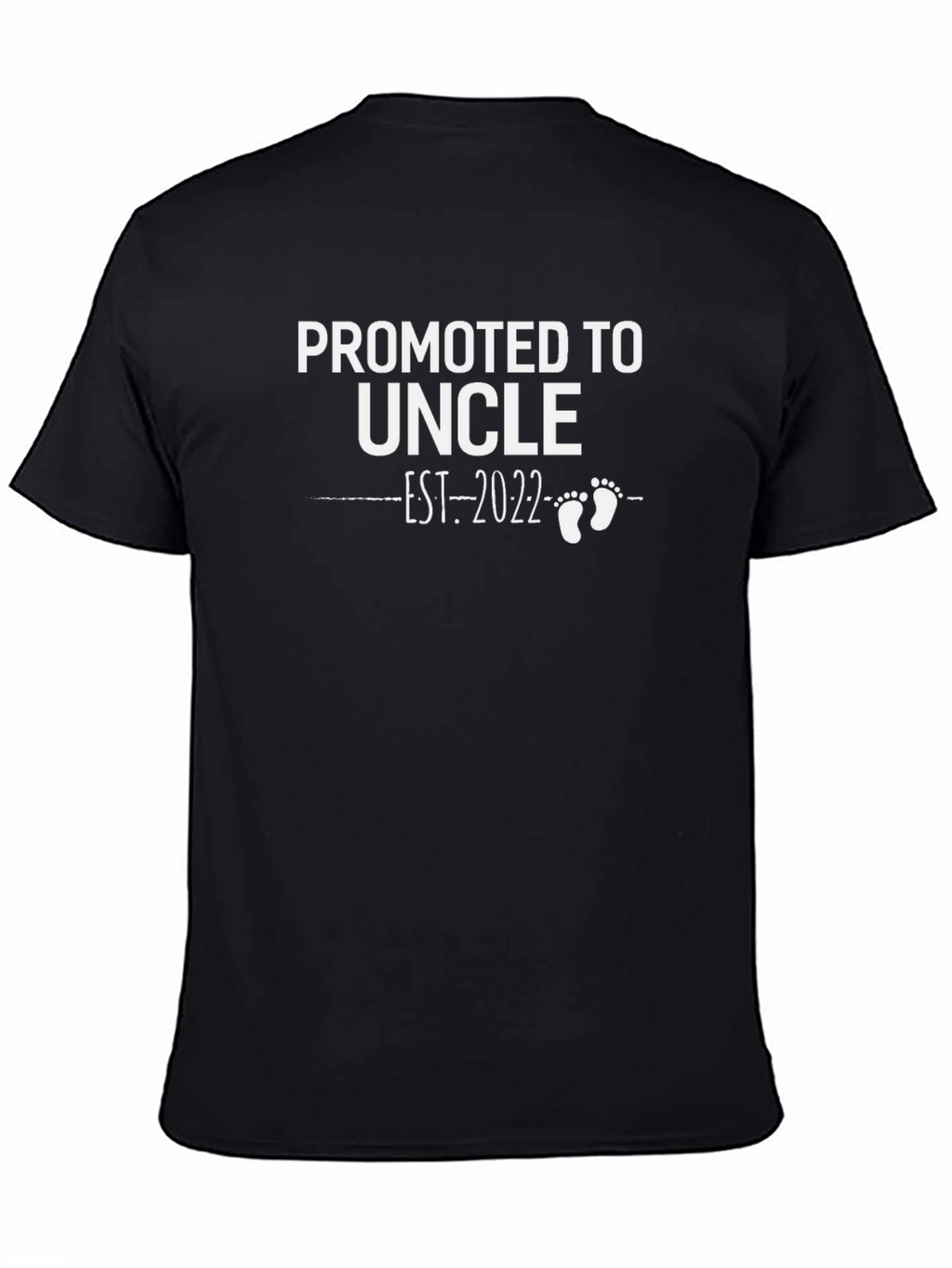 Promoted to Uncle Est. 2022 Black T-Shirt