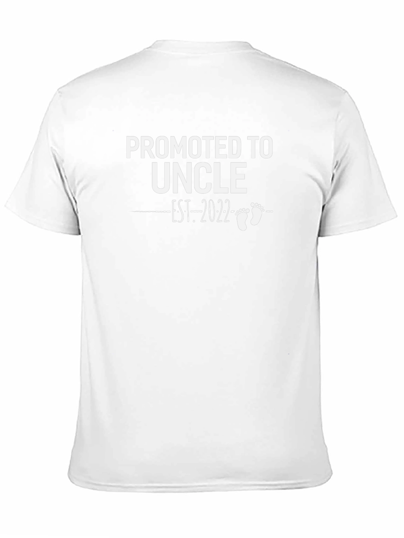 Promoted to Uncle Est. 2022 Black T-Shirt