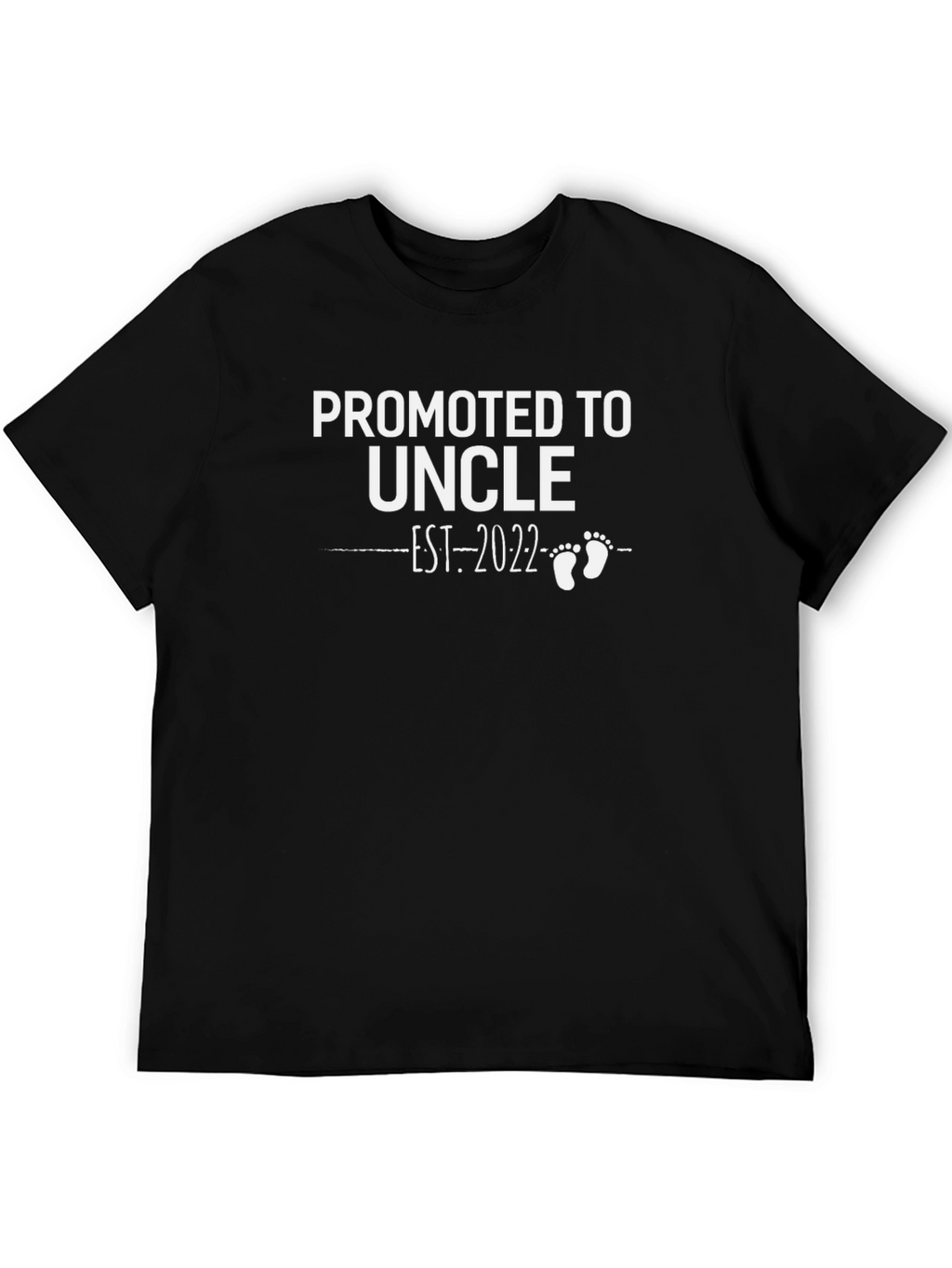 Promoted to Uncle Est. 2022 Black T-Shirt
