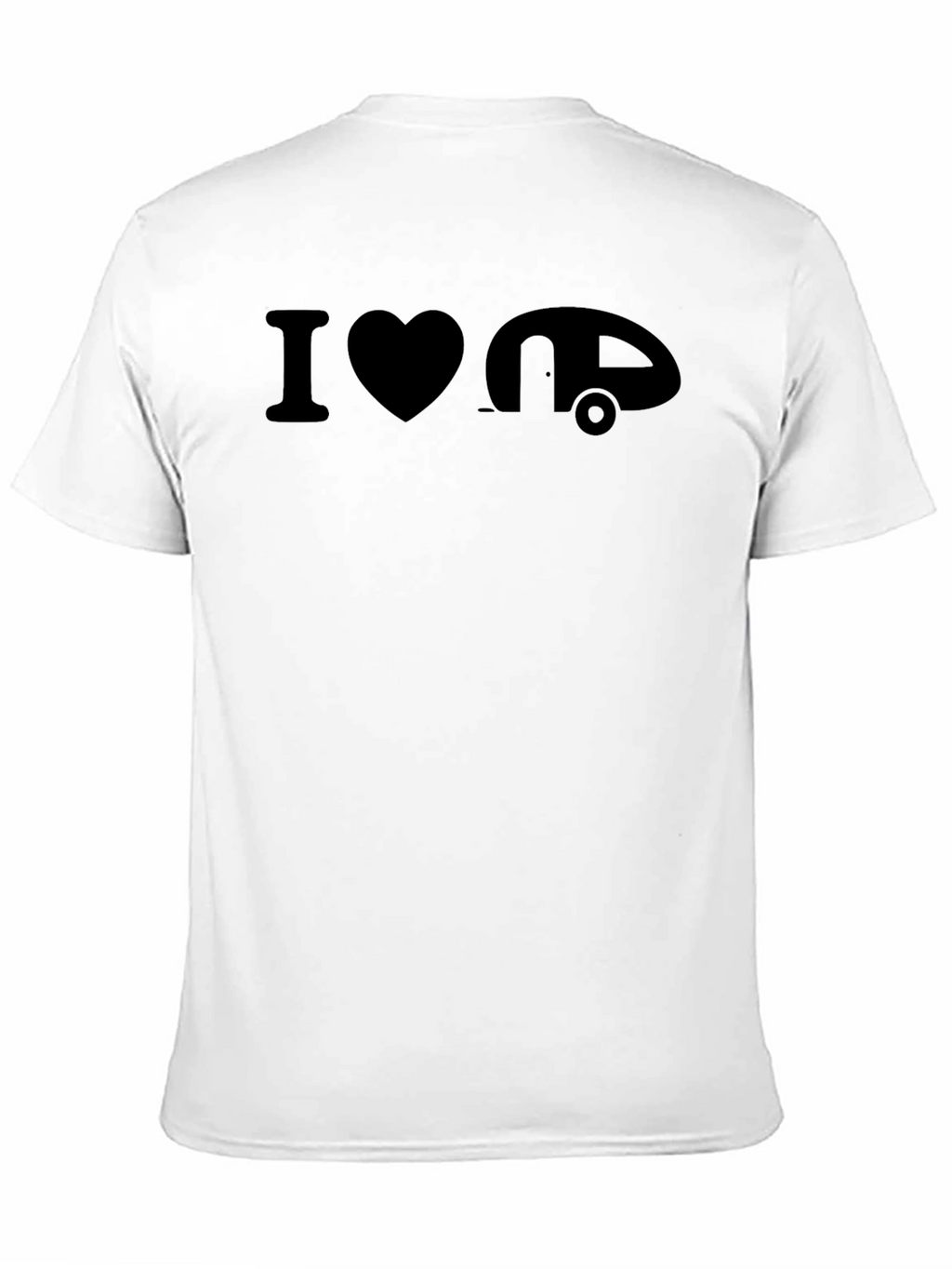 I Heart Camping T-Shirt - Black Graphic Tee