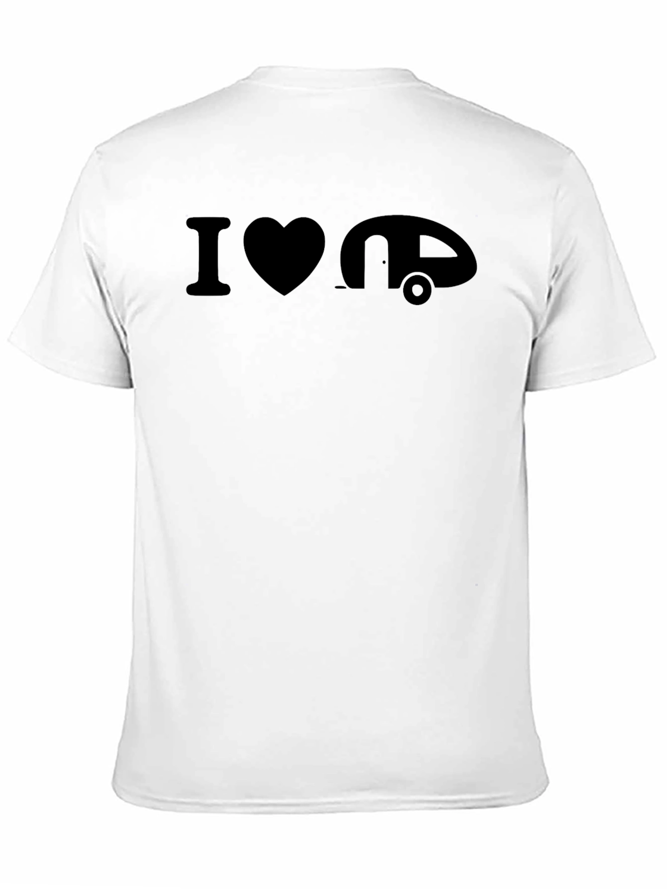 I Heart Camping T-Shirt - Black Graphic Tee