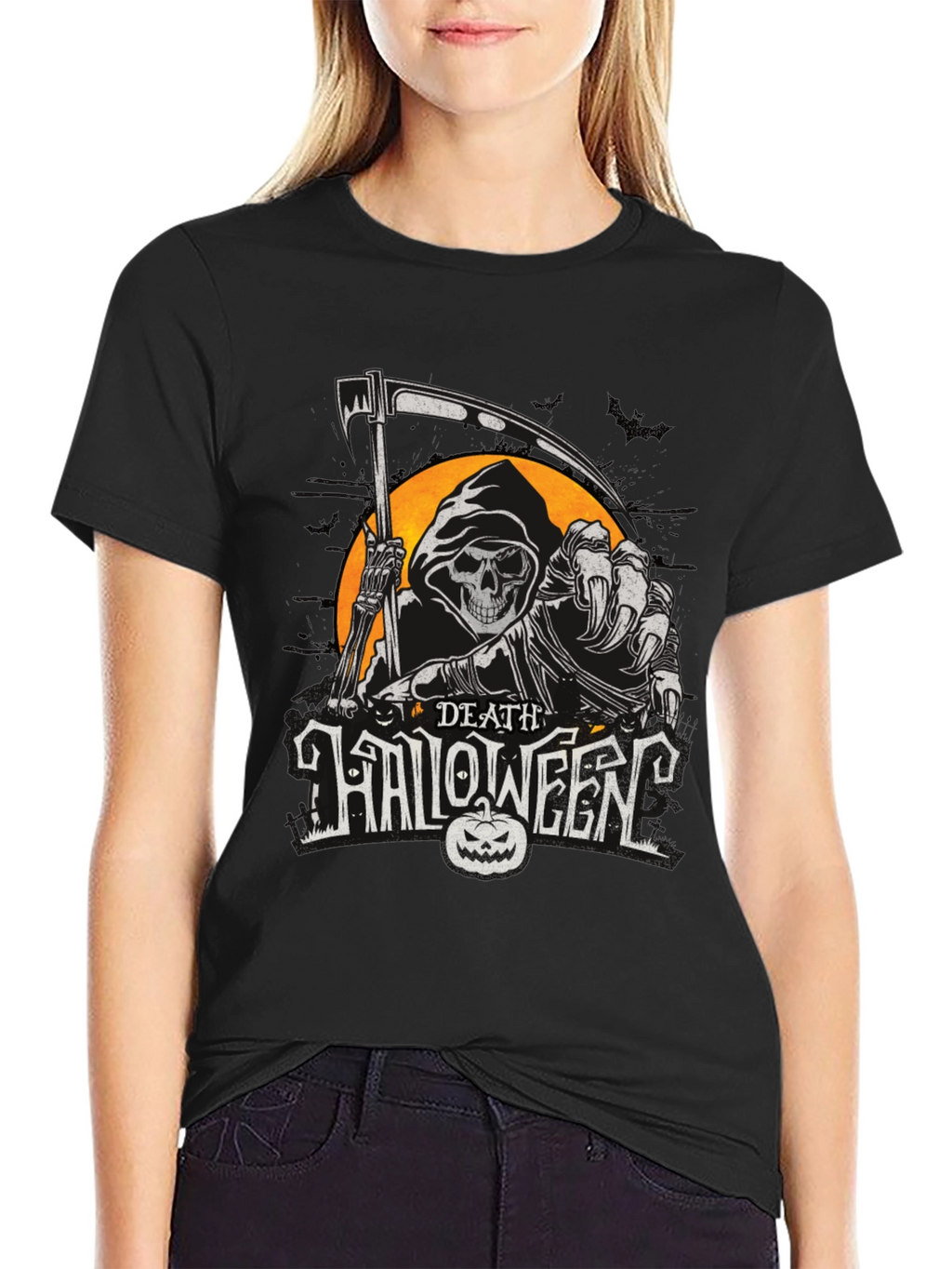 Death Halloween Graphic T-Shirt