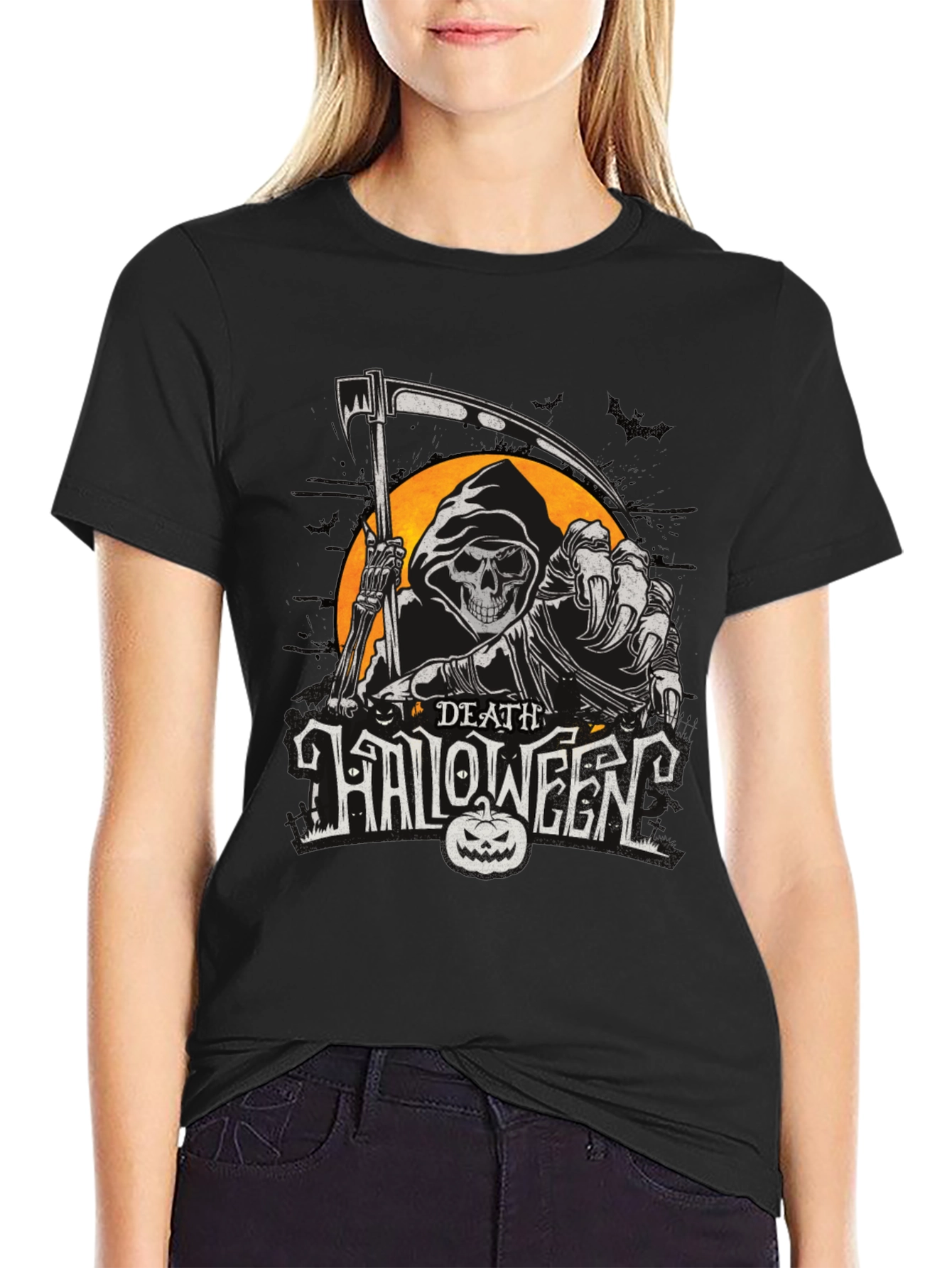 Death Halloween Graphic T-Shirt