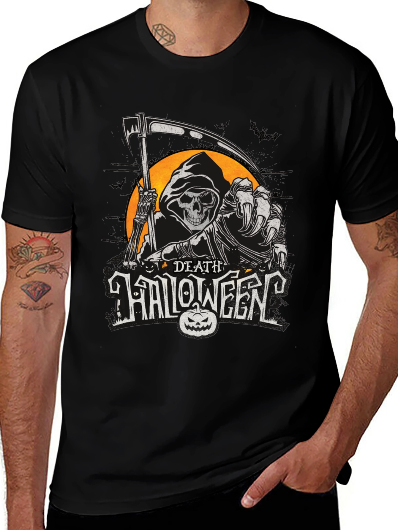 Death Halloween Graphic T-Shirt