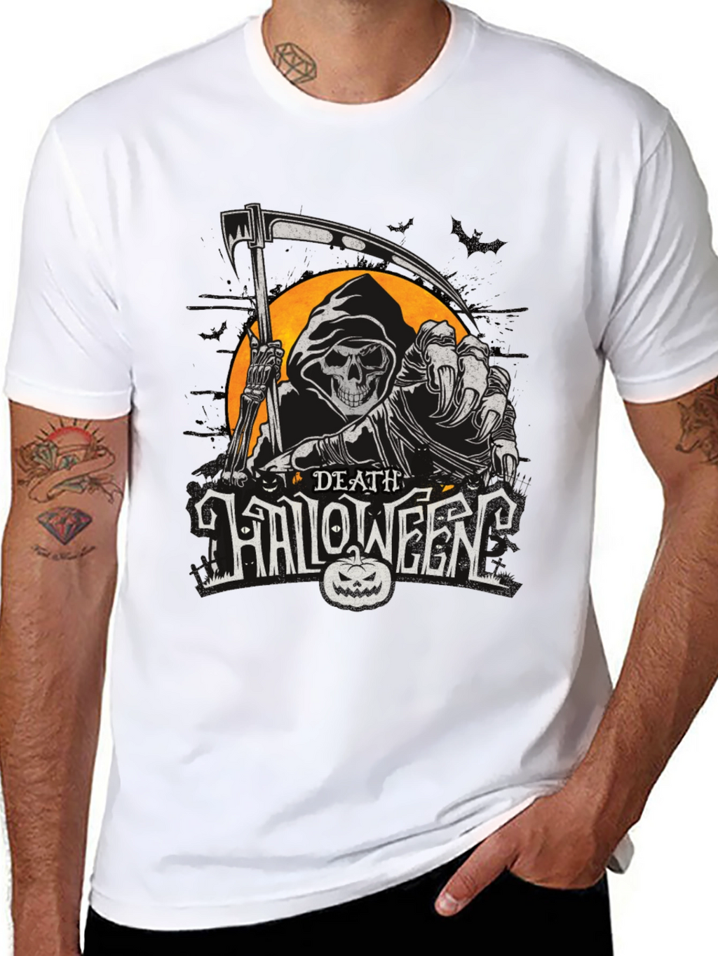 Death Halloween Graphic T-Shirt