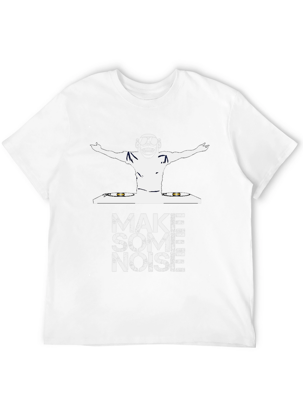 DJ Monkey Graphic Tee - Make Some Noise!