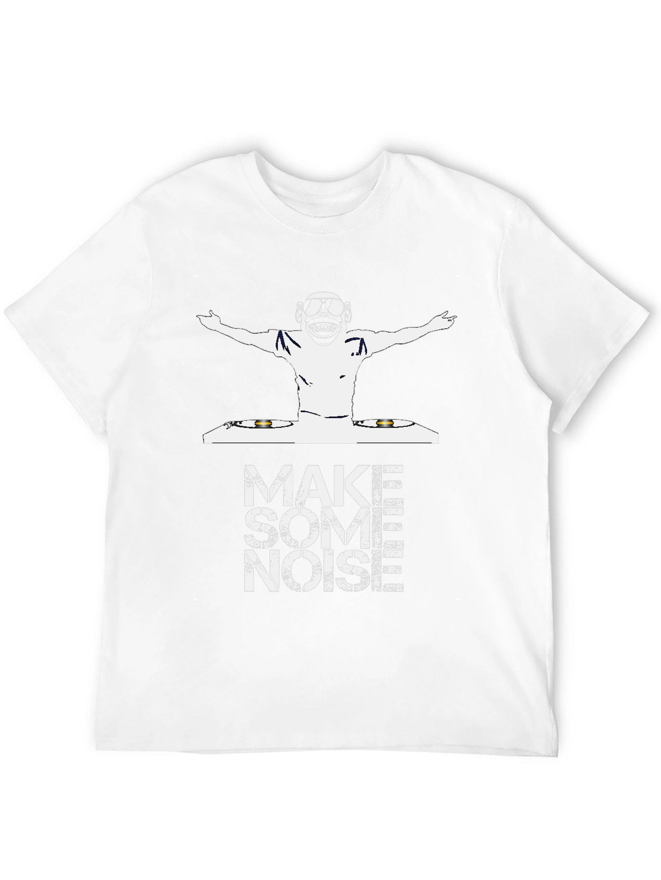 DJ Monkey Graphic Tee - Make Some Noise!