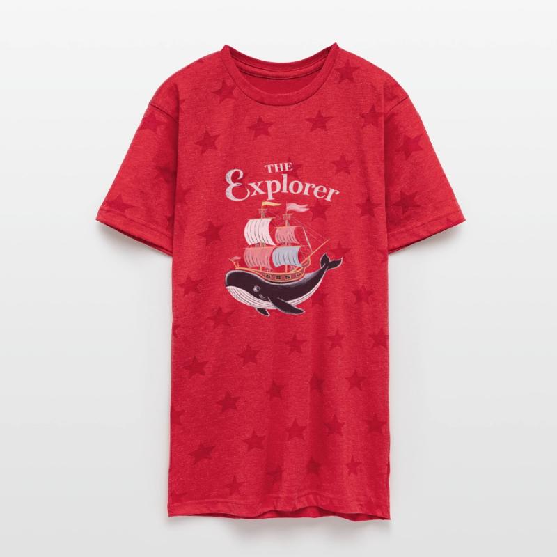 Nautical Adventure with Whale and Ship for a