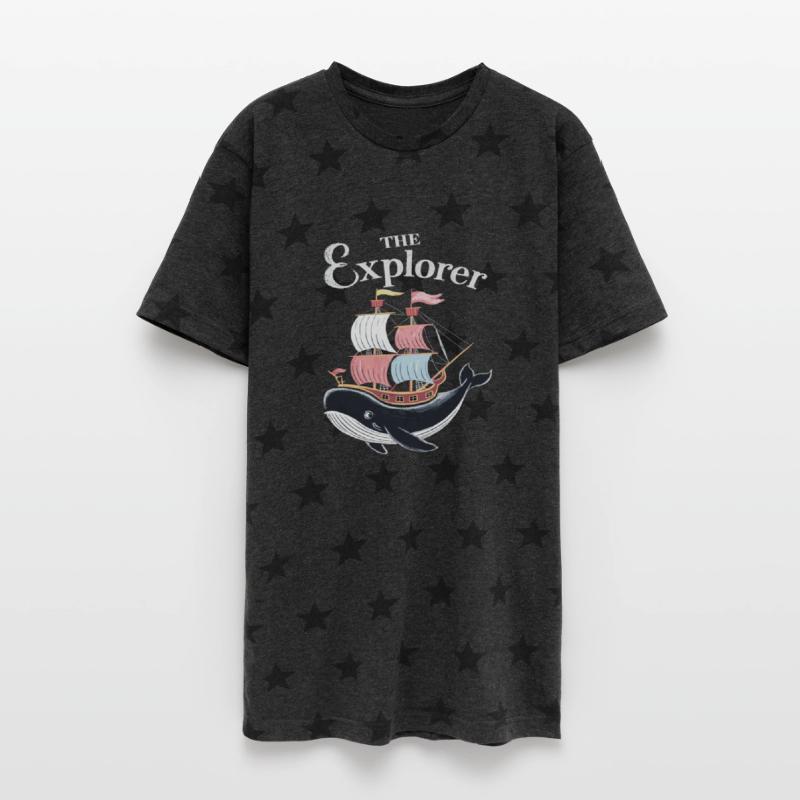 Nautical Adventure with Whale and Ship for a