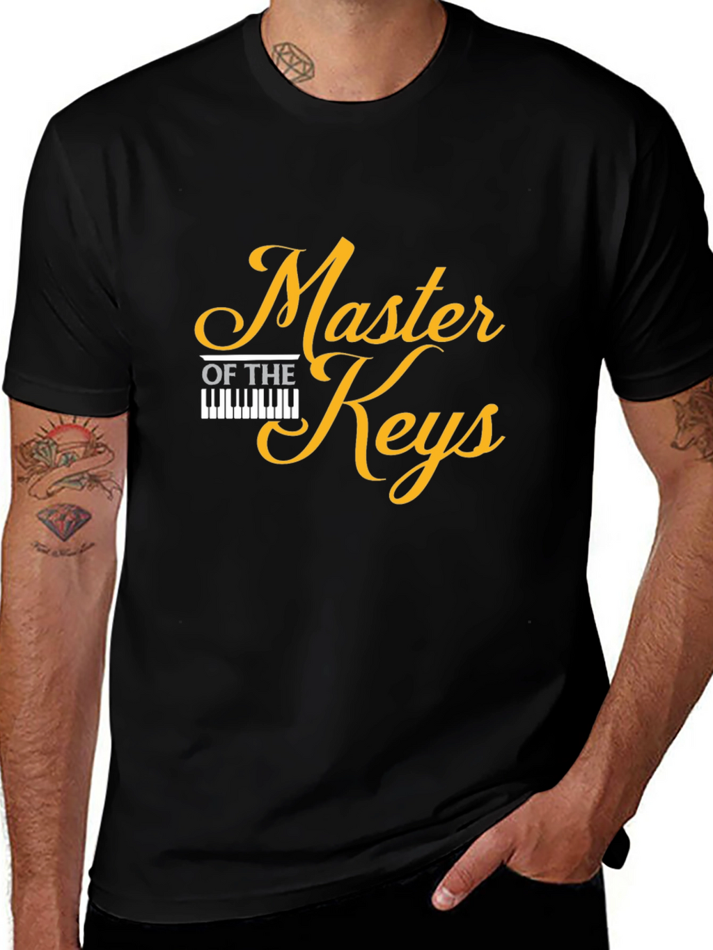 Master of the Keys Black T-Shirt