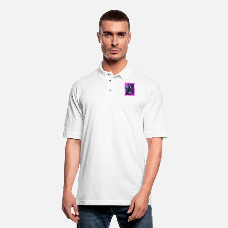 Neon, otherworldly nature scene.