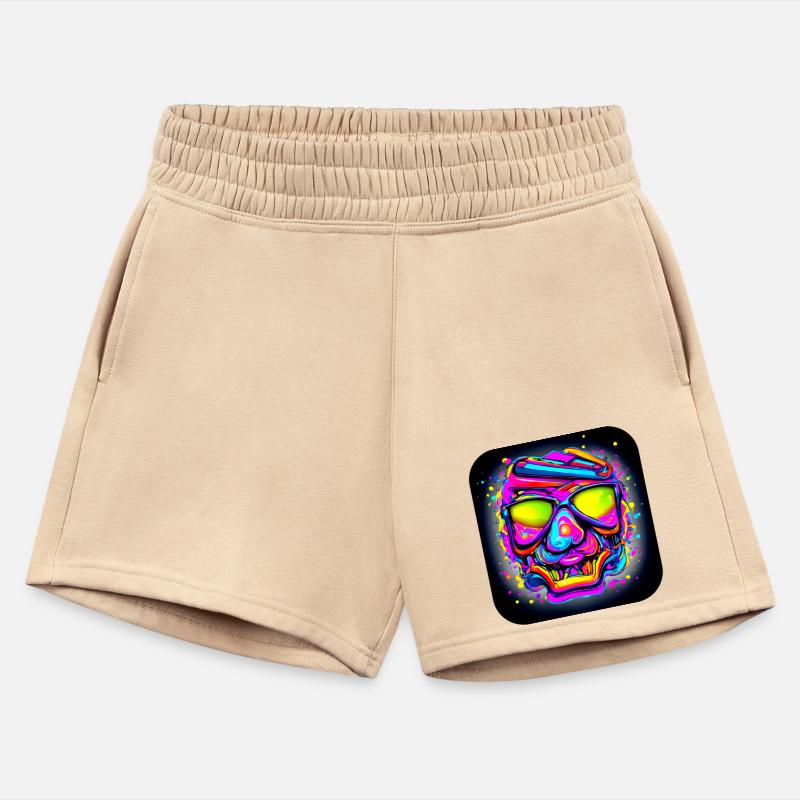 Neon Style Skull Rave Party Glow