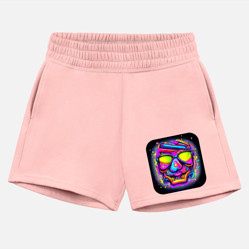 Neon Style Skull Rave Party Glow