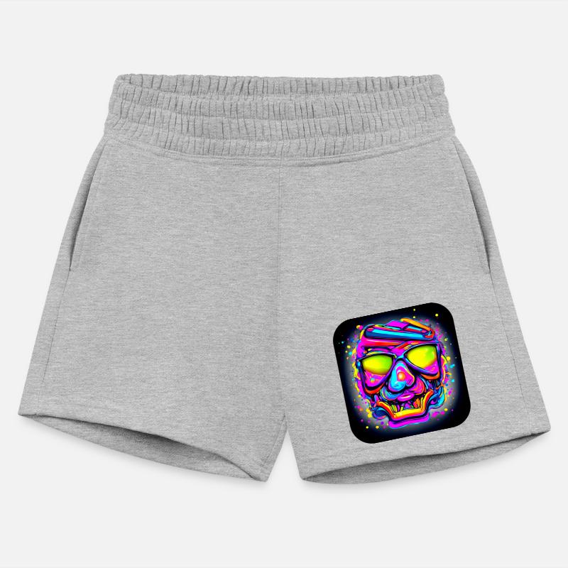 Neon Style Skull Rave Party Glow