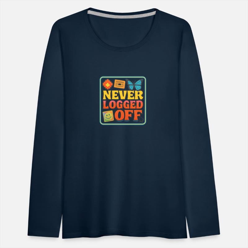 Never Logged Off Digital Art Tee