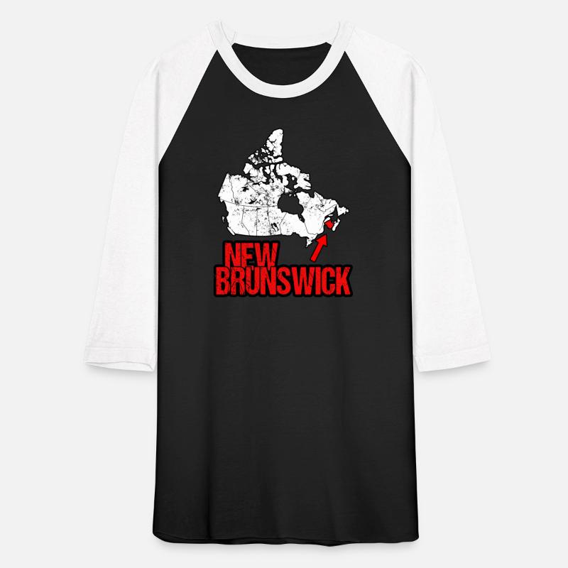 New Brunswick Vintage Canada Map