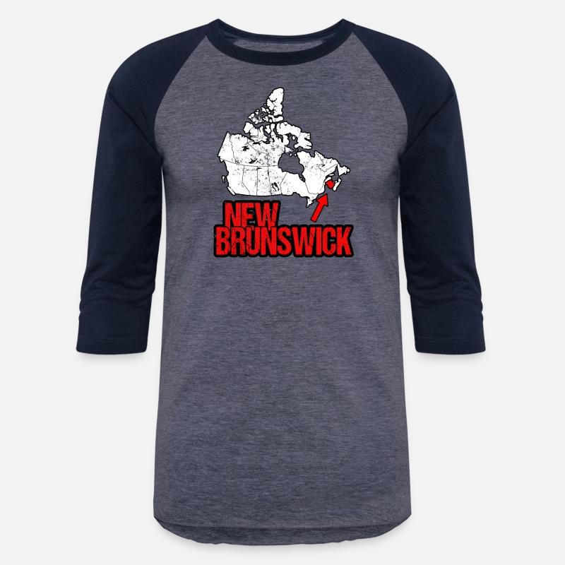 New Brunswick Vintage Canada Map