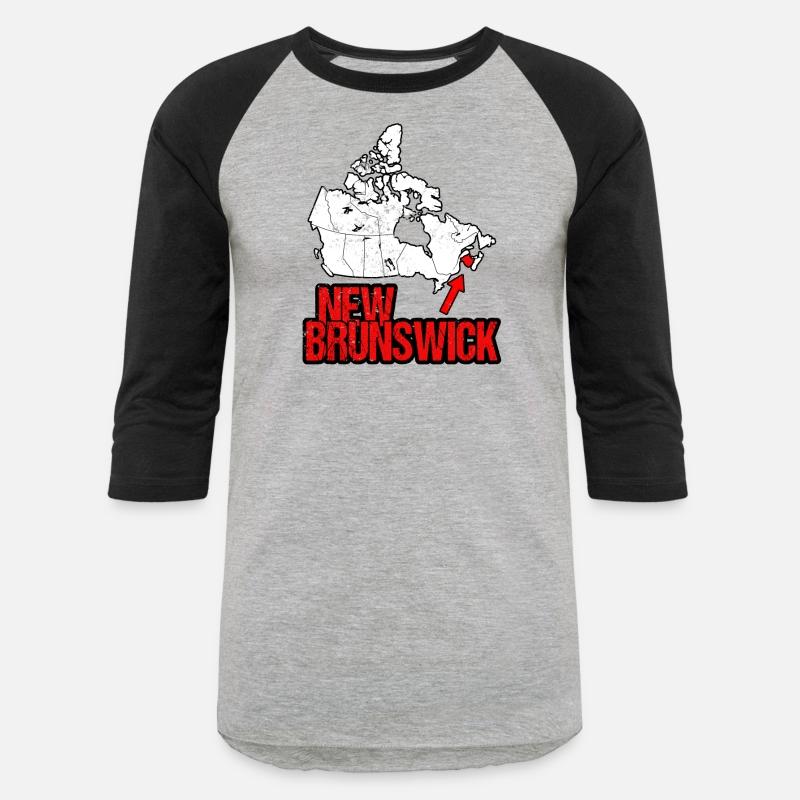 New Brunswick Vintage Canada Map