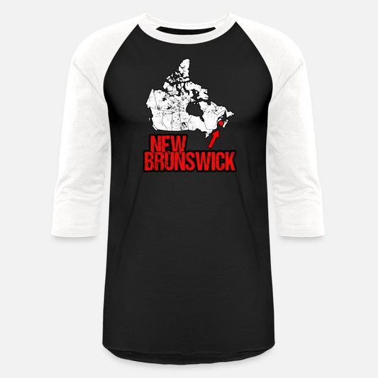 New Brunswick Vintage Canada Map