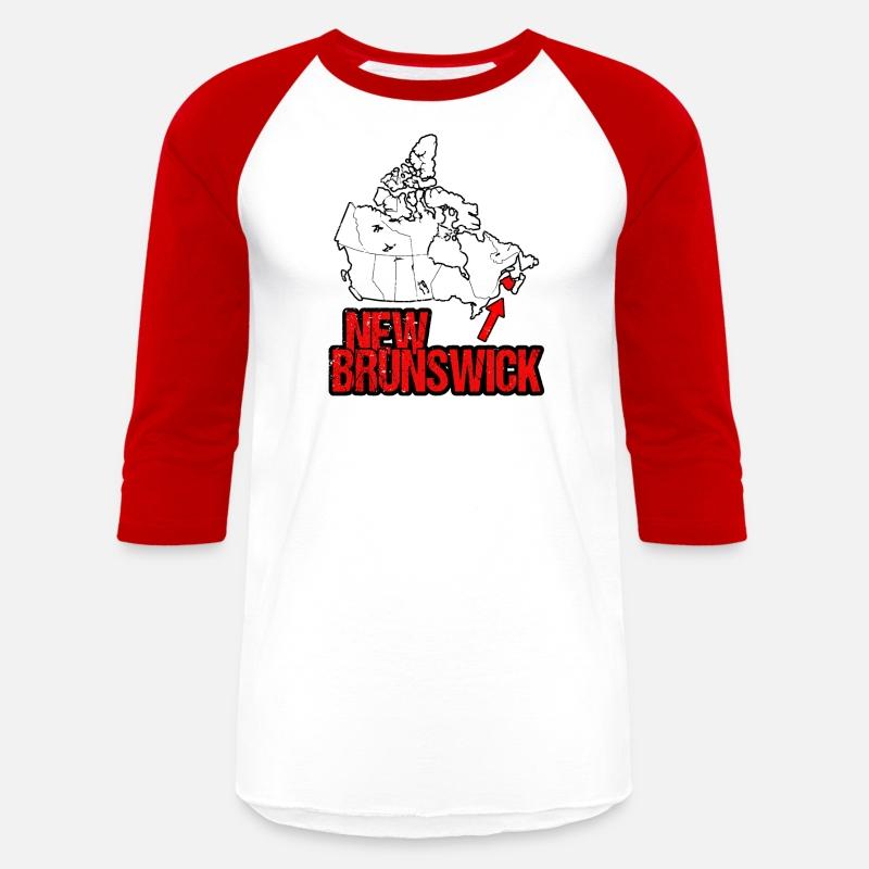 New Brunswick Vintage Canada Map