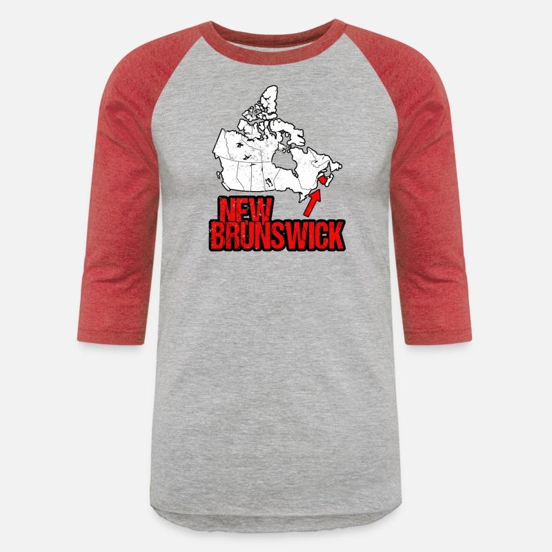 New Brunswick Vintage Canada Map