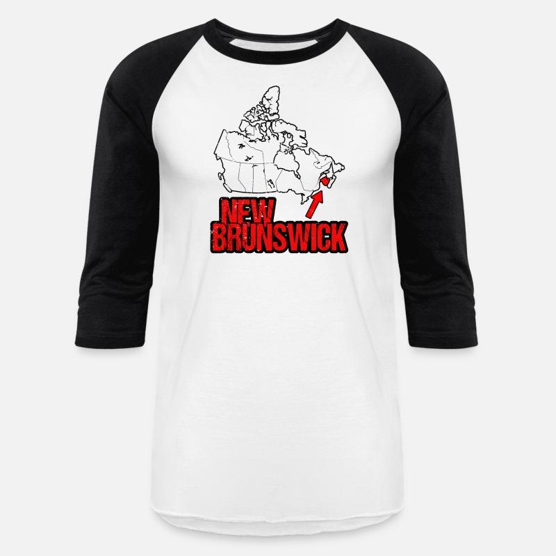 New Brunswick Vintage Canada Map