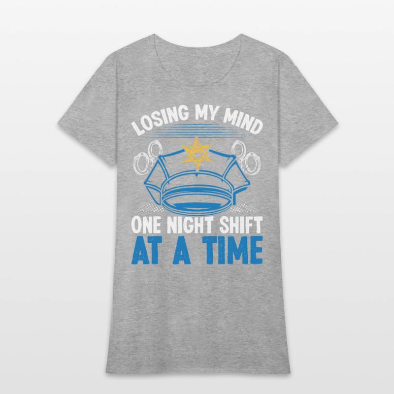 Night Shift Police Officer my Mind Policeman