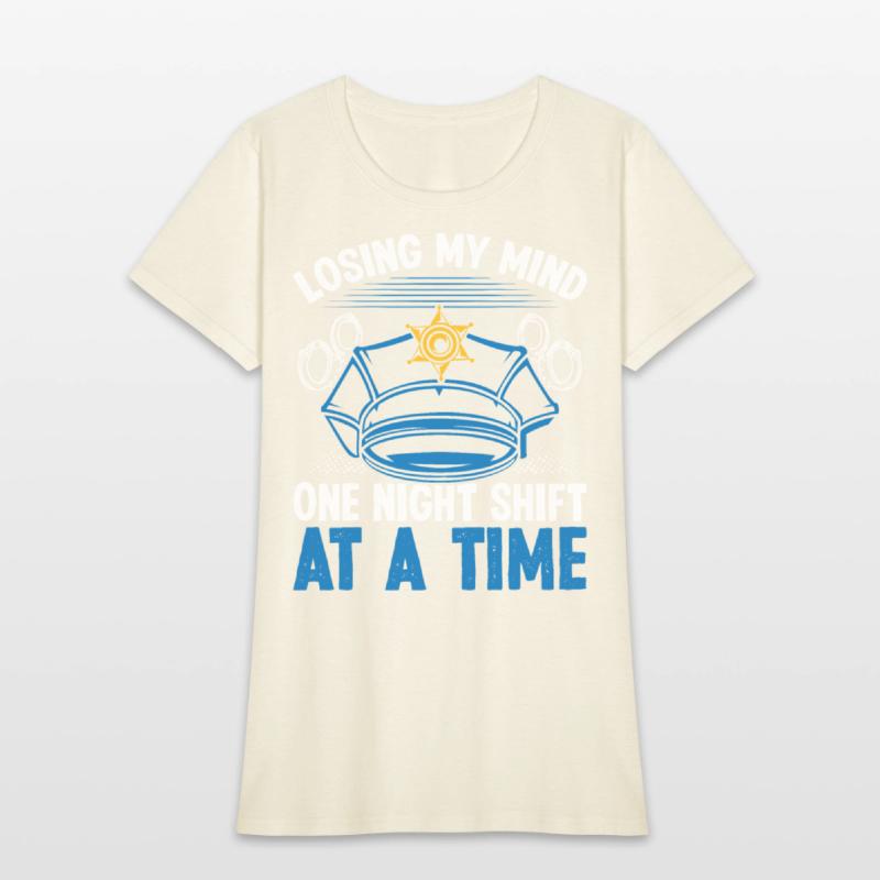 Night Shift Police Officer my Mind Policeman