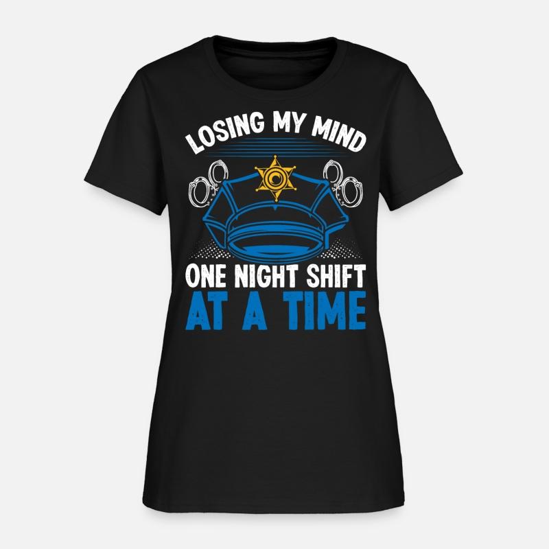 Night Shift Police Officer my Mind Policeman
