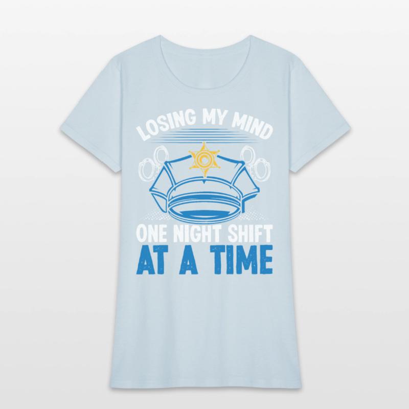 Night Shift Police Officer my Mind Policeman