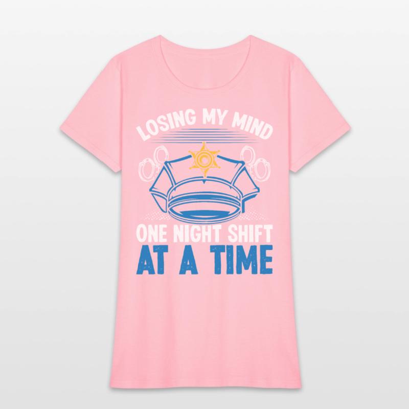 Night Shift Police Officer my Mind Policeman