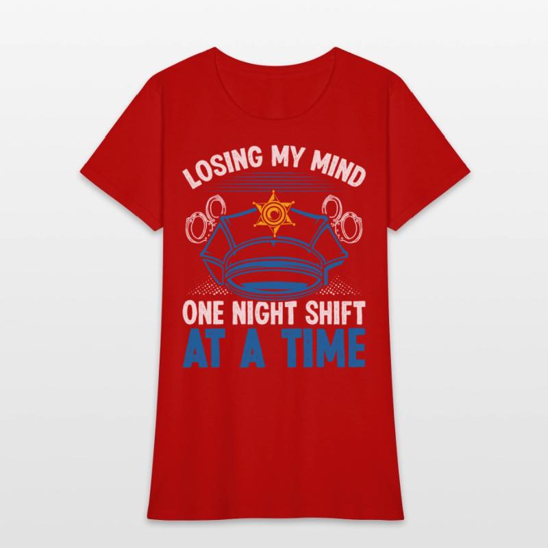 Night Shift Police Officer my Mind Policeman