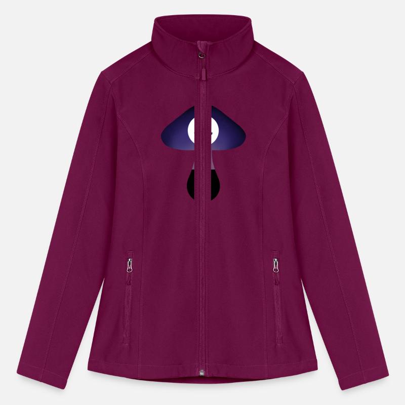 Nighttime Scene in Mushroom silhouette