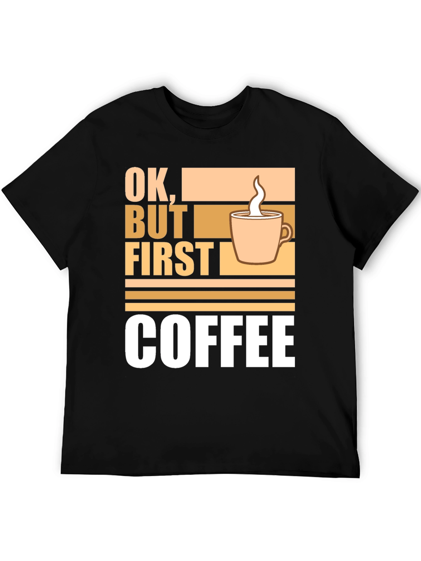 Ok But First Coffee Graphic Tee - Casual Style