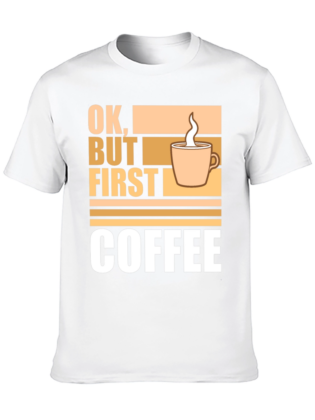 Ok But First Coffee Graphic Tee - Casual Style