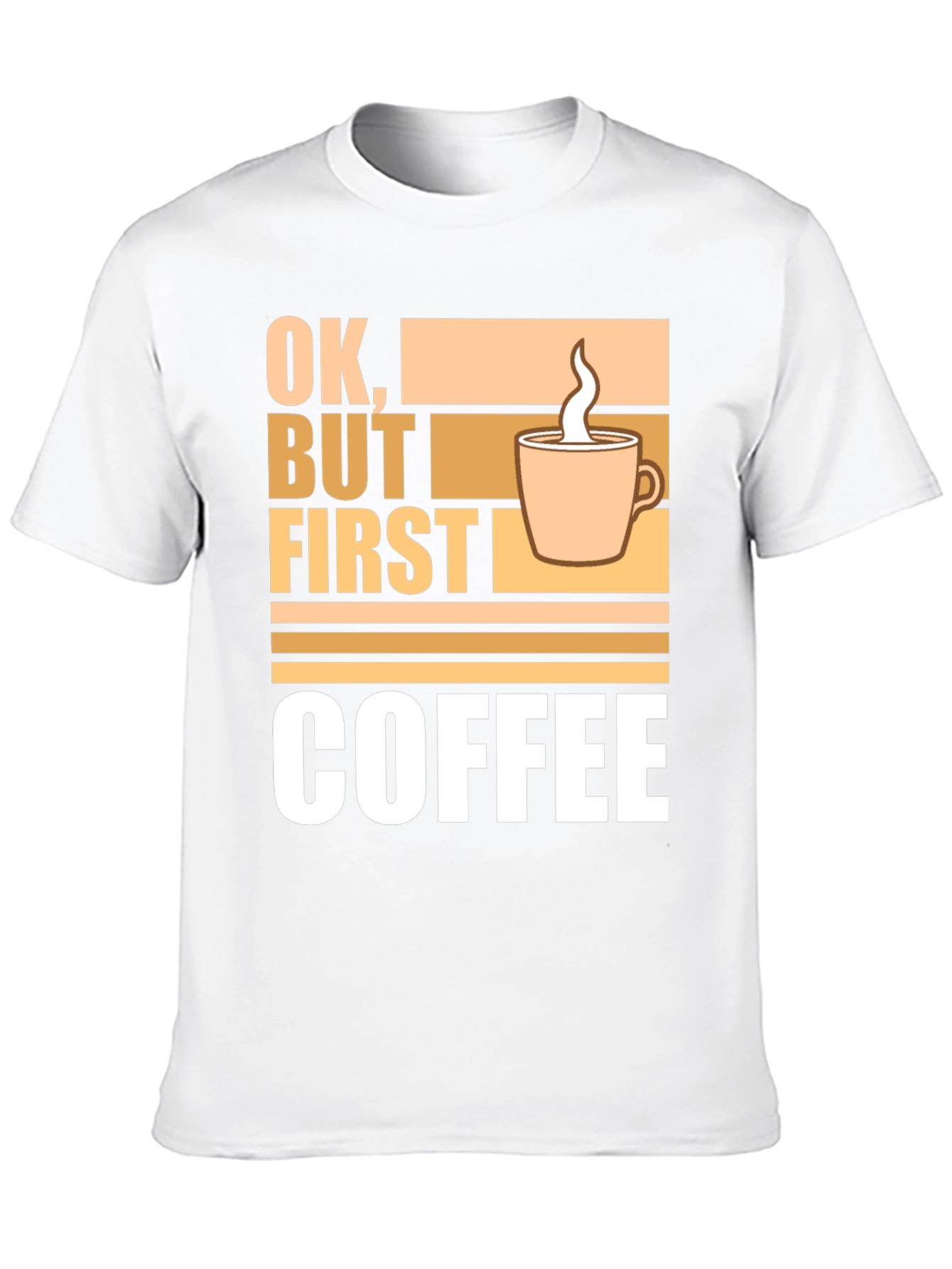 Ok But First Coffee Graphic Tee - Casual Style