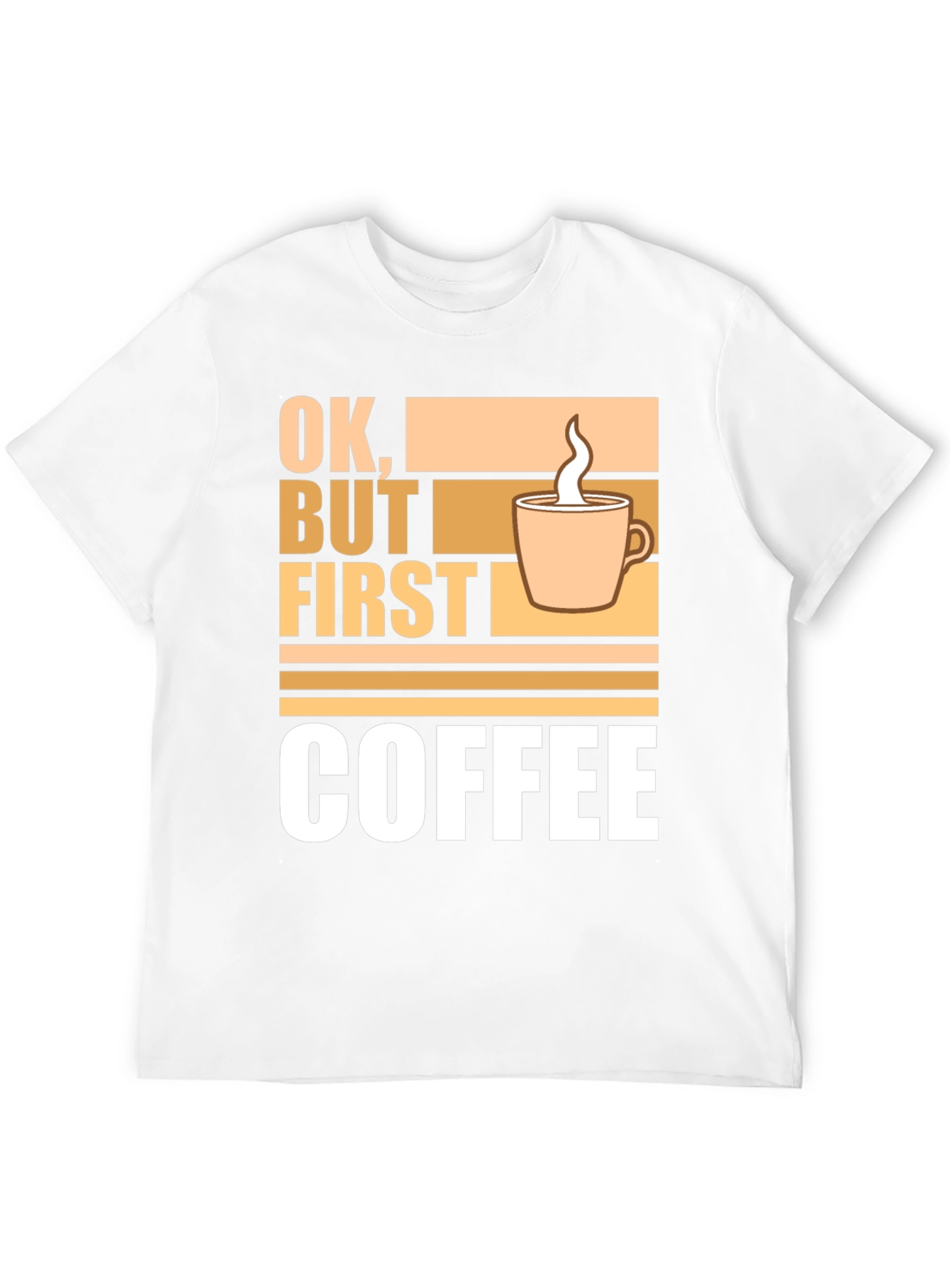 Ok But First Coffee Graphic Tee - Casual Style