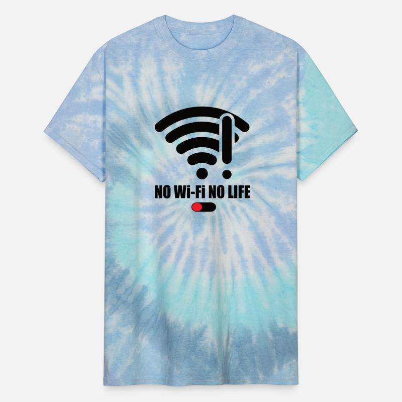 No WiFi-No Life WLAN WLAN Saying Internet Signal