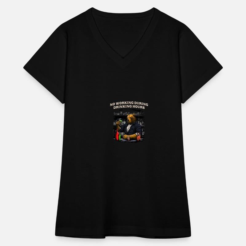 No Working During Drinking Hours Bartender Joke Ba