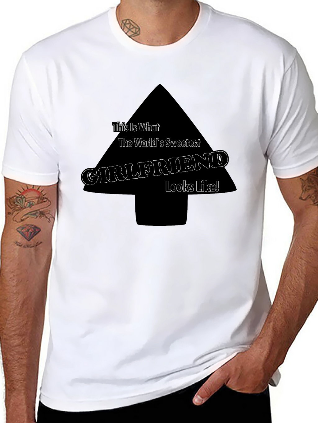 Sweetest Girlfriend T-Shirt - Funny Novelty Tee