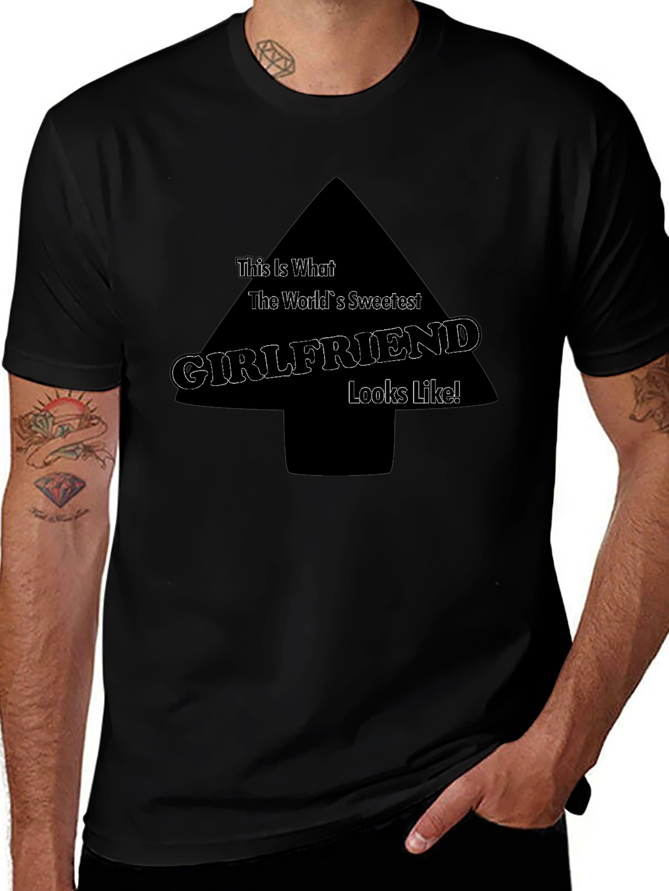 Sweetest Girlfriend T-Shirt - Funny Novelty Tee