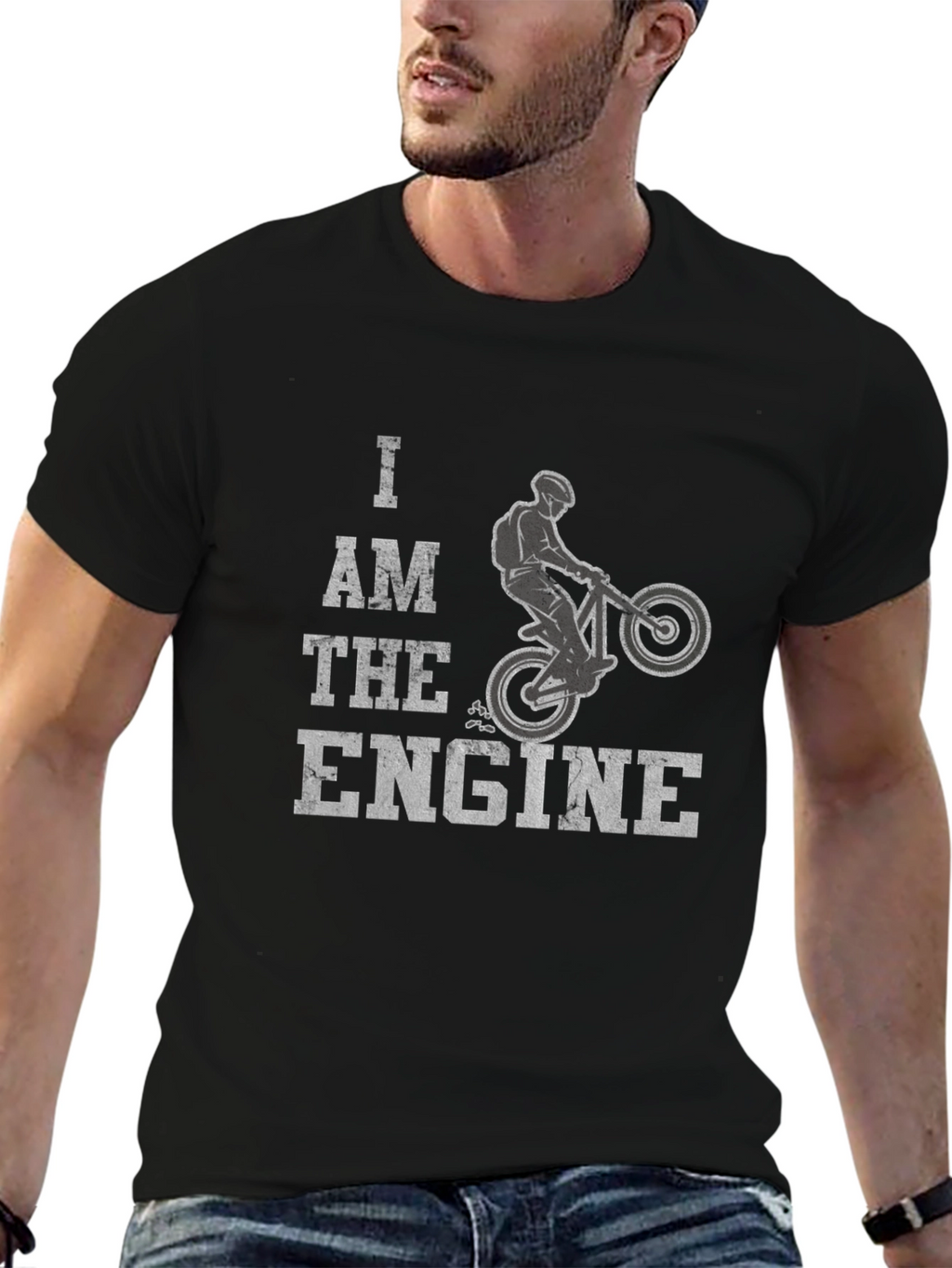 I Am The Engine Biker T-Shirt