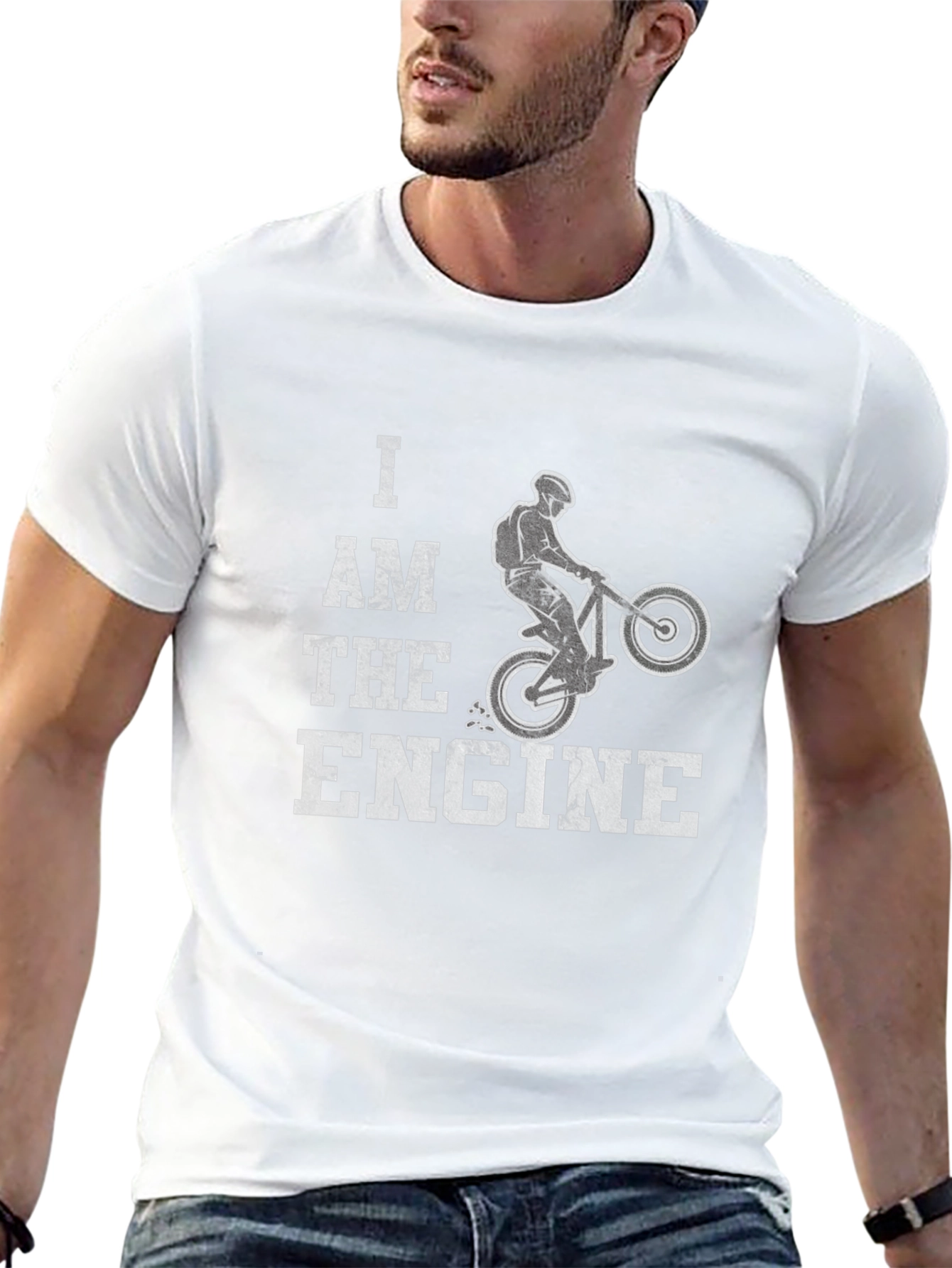 I Am The Engine Biker T-Shirt